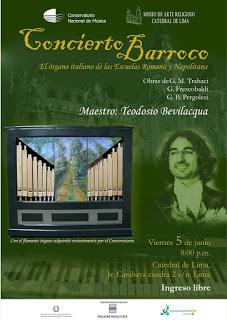 Concierto Barroco Catedral de Lima por Maestro Teodosio Bevilacqua Concierto Barroco Catedral de Lima por Maestro Teodosio Bevilacqua