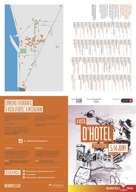 Semana de los Hoteles de Barcelona: #SetmanaTerrasses15 Folleto A Vista dHotel