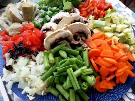 Paella de quinoa Paella de quinoa