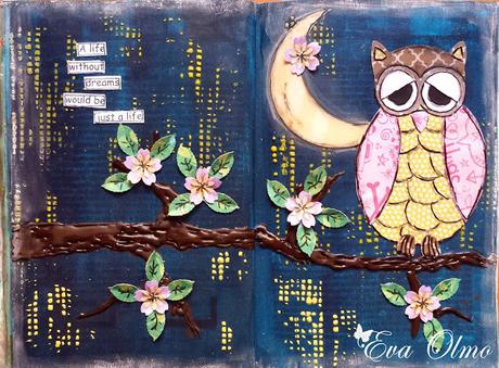 Mixed Media, Libro alterado: Mixed Media, Libro alterado: dreams