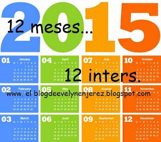 12 meses... 12 inters. 12 meses... 12 inters.