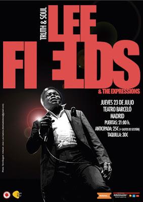 Lee Fields & The Expressions el 23 de julio en Madrid Lee Fields & The Expressions el 23 de julio en Madrid