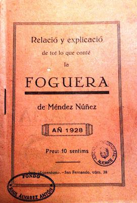 Llibrets de Fogueres 1928. Análisis y conclusiones