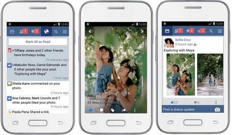 Facebook lanza FB Lite, una app más ligero para Android.