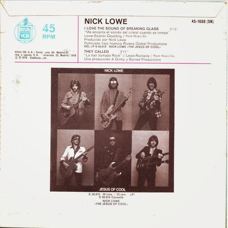 Nick Lowe -I love the sound of breaking glass 7
