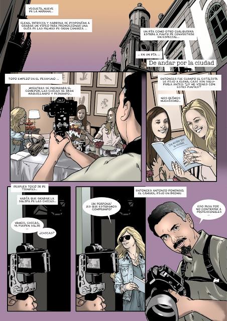 Un día maravilloso convertido en cómic Un día maravilloso convertido en cómic