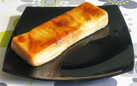 Flan de galletas y manzana al microondas Flan de galletas y manzana al microondas
