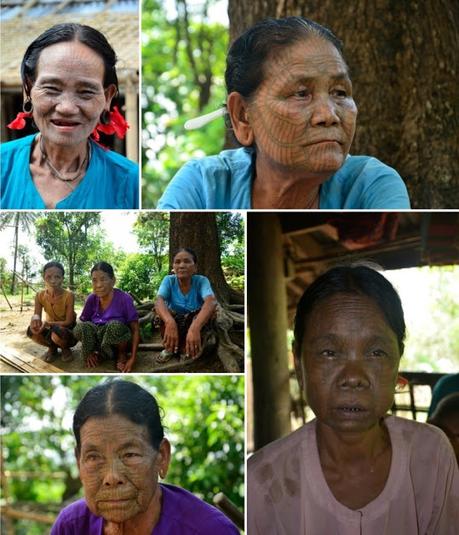 Más mujeres chin con la cara tatuada Más mujeres chin con la cara tatuada