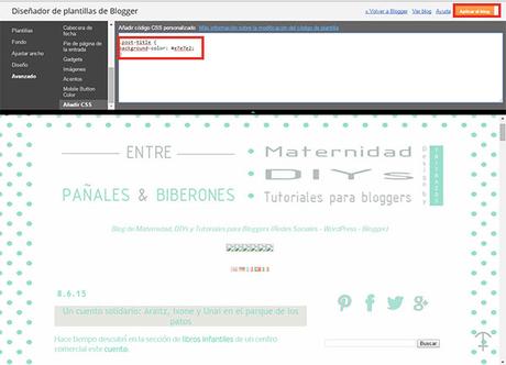 Cómo poner un color de fondo a los títulos de los posts en Blogger Cómo poner un color de fondo a los títulos de los posts en Blogger
