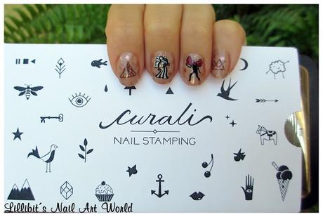 Manicura esotérica con Curali Nail Stamping Manicura esotérica con Curali Nail Stamping