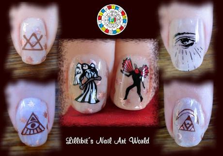 Manicura esotérica con Curali Nail Stamping Manicura esotérica con Curali Nail Stamping
