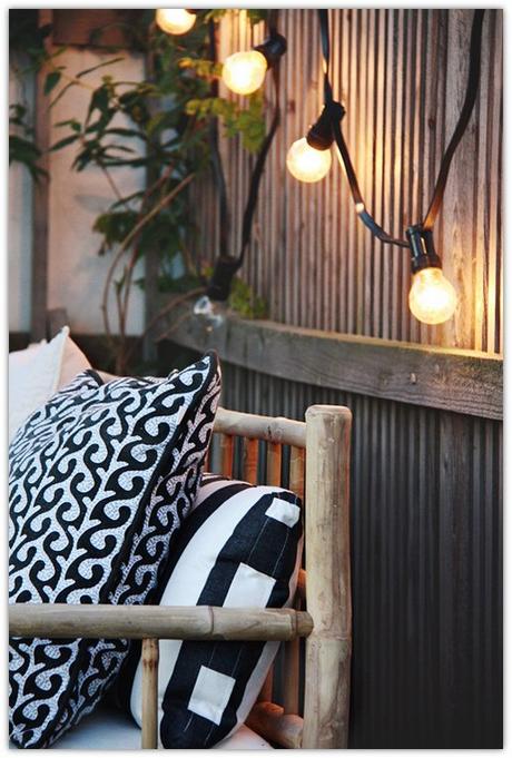 1 terraza de fibras naturales con BLANCO Y NEGRO! 1 terraza de fibras naturales con BLANCO Y NEGRO!