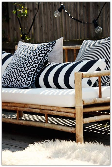 1 terraza de fibras naturales con BLANCO Y NEGRO! 1 terraza de fibras naturales con BLANCO Y NEGRO!