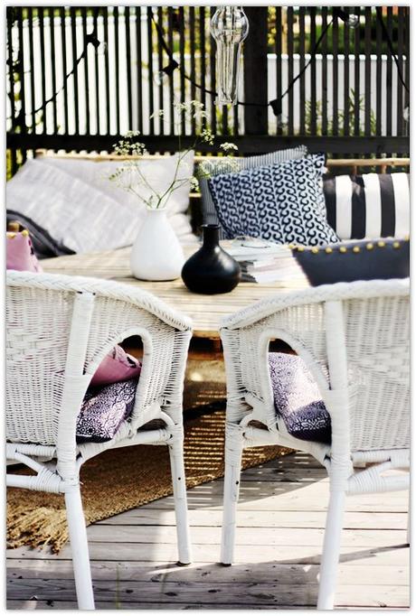 1 terraza de fibras naturales con BLANCO Y NEGRO! 1 terraza de fibras naturales con BLANCO Y NEGRO!