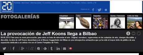 Los mejores titulares de Jeff Koons y su llegada al Guggenheim jeff-koons-titulares-noticias-totenart-20-minutos