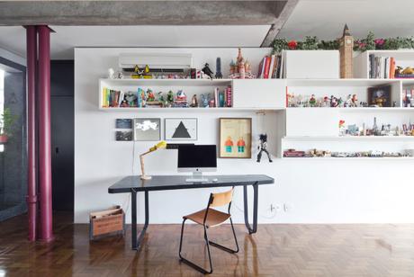 Diseño interior en vivienda de 1950, Brasil Diseño interior en vivienda de 1950, Brasil