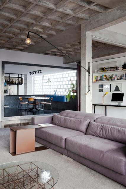 Diseño interior en vivienda de 1950, Brasil Diseño interior en vivienda de 1950, Brasil