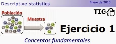 Descriptive statistics exercises. Ejercicio 1