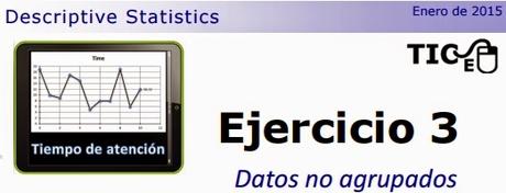 Descriptive statistics exercises. Ejercicio 3