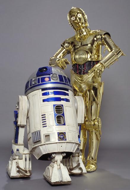 Star Wars. Personajes: C-3PO Y R2-D2. Por Francesc Marí