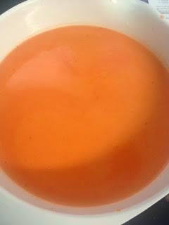 Gazpacho de fresas y tomate en las Recetas de Mamadedos Gazpacho de fresas y tomate en las Recetas de Mamadedos