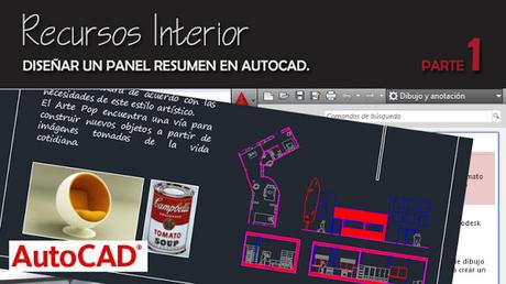 Diseñar un panel resumen con Autocad. Parte 1