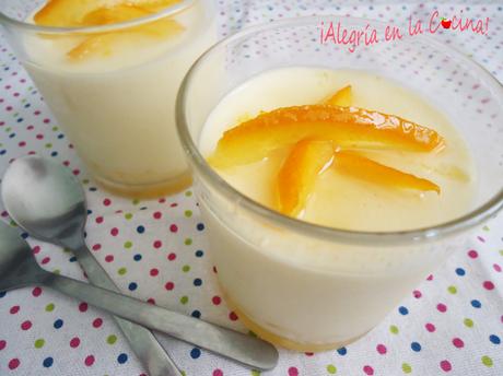 Mousse de Naranja sin huevo