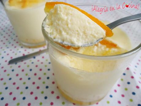 Mousse de Naranja sin huevo