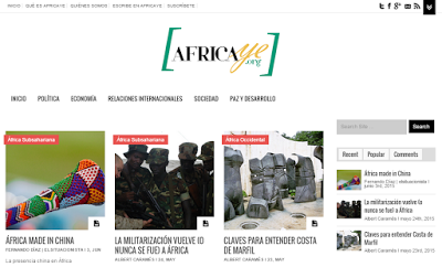 Africaye, un blog colectivo sobre África Subsahariana
