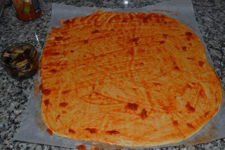 Pizza de Alcachofas Maíz y Fredolics Pizza de Alcachofas Maíz y Fredolics