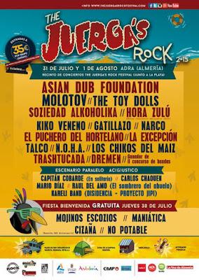 Sorteamos 2 abonos individuales para The Juerga's Rock Festival 2015 Sorteamos 2 abonos individuales para The Juerga's Rock Festival 2015