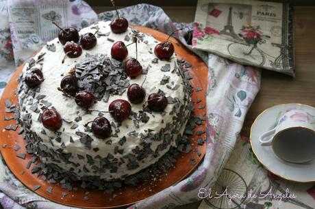 Tarta Selva Negra El Ágora de Ángeles tarta selva negra