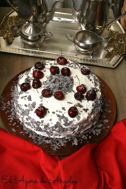 Tarta Selva Negra El Ágora de Ángeles tarta selva negra