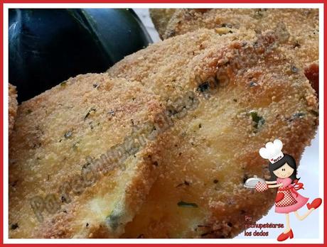 *Calabacín rebozado (tradicional) *Calabacín rebozado (tradicional)