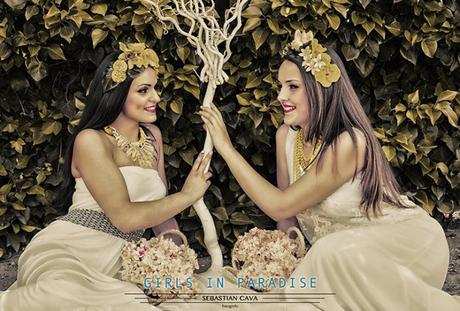 Tocados Con Flores Para Este Verano De Floristeria Juani dos chicas en el paraíso