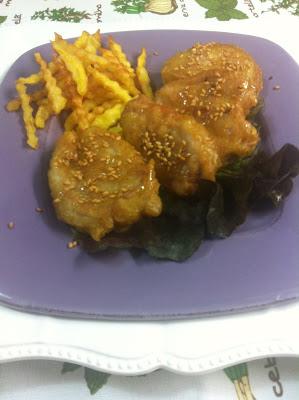 Bocaditos De Solomillo De Cerdo En Tempura Con Miel Bocaditos De Solomillo De Cerdo En Tempura Con Miel