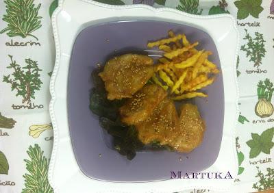 Bocaditos De Solomillo De Cerdo En Tempura Con Miel Bocaditos De Solomillo De Cerdo En Tempura Con Miel