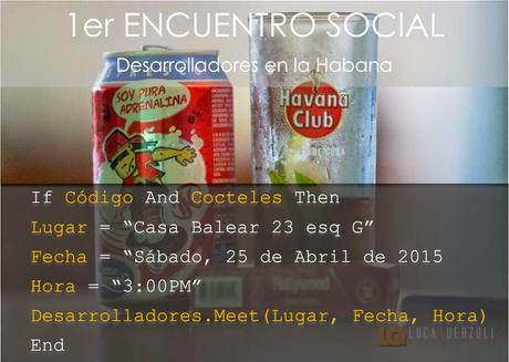 1er Encuentro Social de Desarrolladores de Software en la Habana