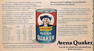 REVISTA SELECCIONES DEL READER'S DIGEST: AVENA QUAKER. REVISTA SELECCIONES DEL READER'S DIGEST: AVENA QUAKER.