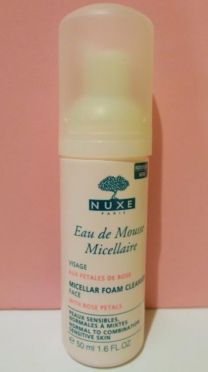 Mi primer producto de Nuxe: espuma limpiadora micelar para pieles mixtas DSCN1054
