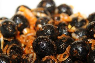 Aceitunas negras aliñadas Aceitunas negras aliñadas