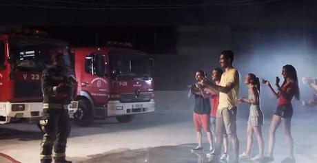 Amstel da un enorme homenaje a los bomberos de La Banyà