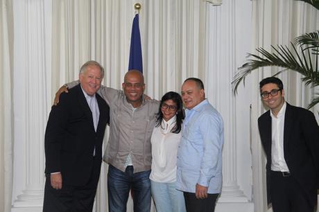 Diosdado Cabello se reune con Shanon en Haiti