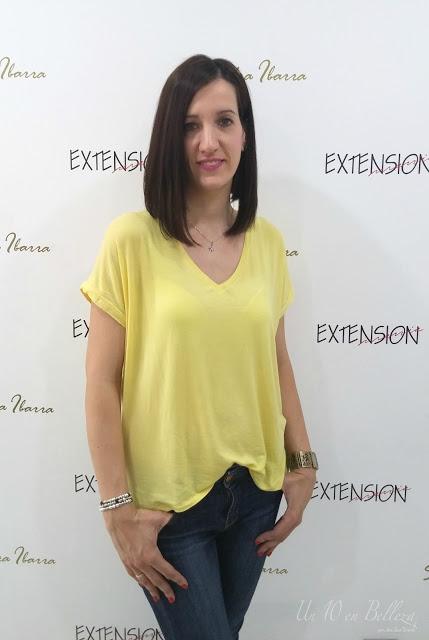 La invitada perfecta con Extensionmania pack glam 150, extensionamania, un 10 en belleza