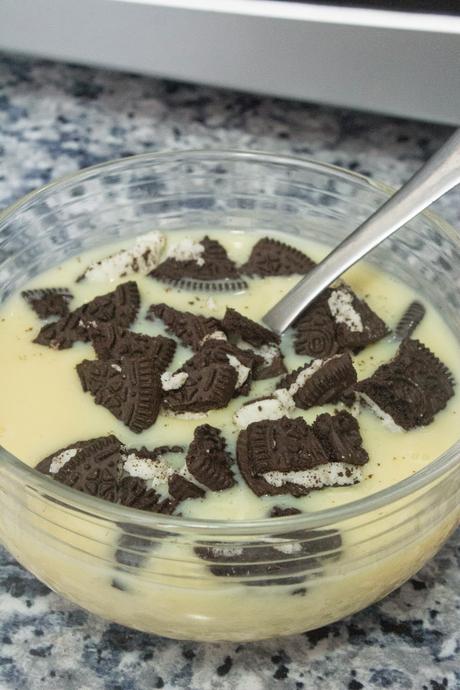 Natillas de oreo Natillas de oreo