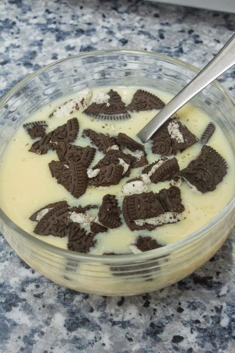 Natillas de oreo Natillas de oreo