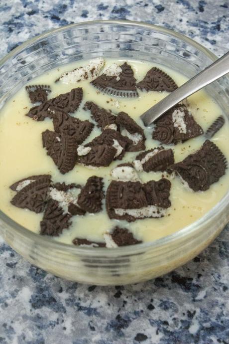 Natillas de oreo Natillas de oreo