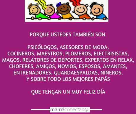 Los queremos papás, que tengan un hermoso Día del Padre Papásfeliz díaEste año les regalamos la