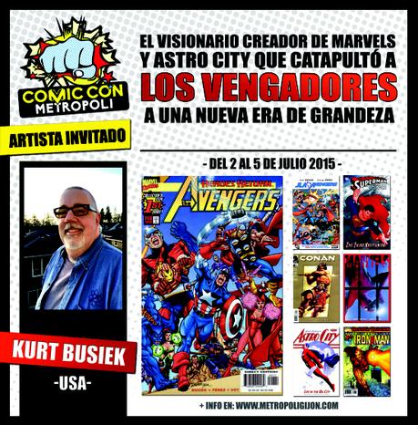 KURT BUSIED ESTARÁ EN METRÓPOLI COMIC CON