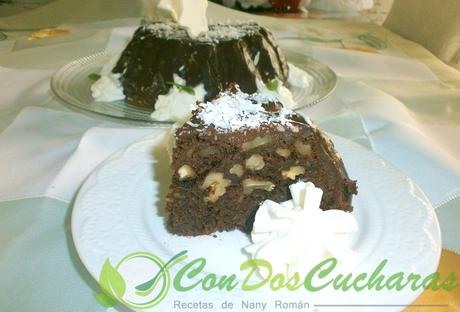 Pastel de chocolate y nueces en microondas OLYMPUS DIGITAL CAMERA